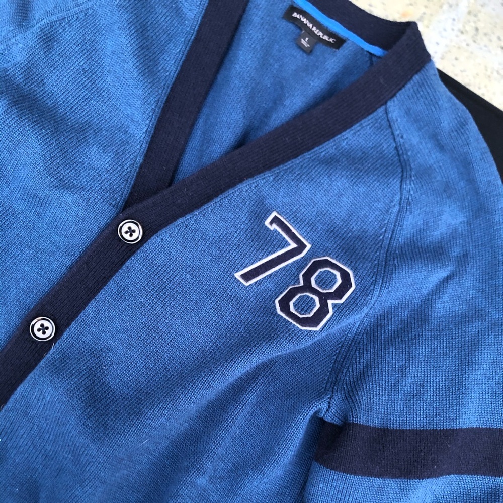 Banana Republic Blue Cardigan